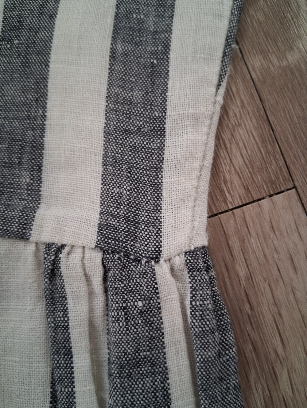 Pyne & Smith Linen Day Dress In Stripe - Picture 12 of 16